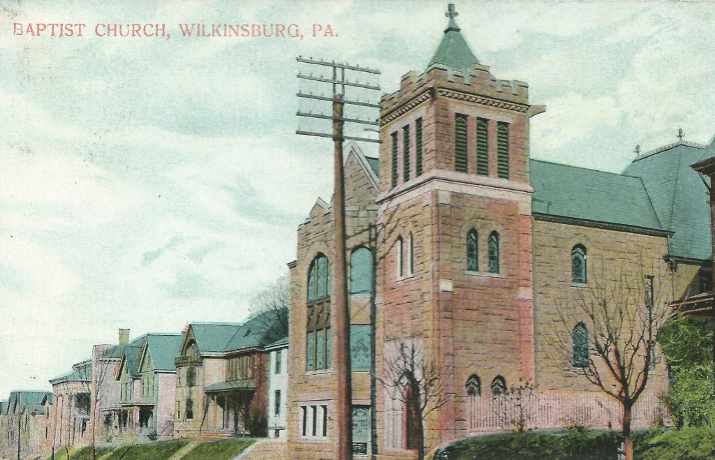Wilkinsburg Baptist Church postmarked June 1913